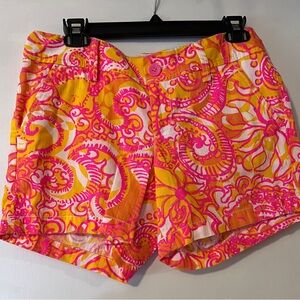 Lilly Pulitzer Sea and Be Seen Callahan Shorts Size 4 EUC